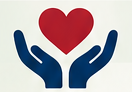 Hands holding a heart